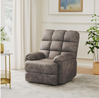 Amazon Brand - Solimo Biela Single Seater Fabric Recliner (Brown)