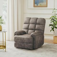 Amazon Brand - Solimo Biela Single Seater Fabric Recliner (Brown)