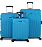 ACEPACK Hard Body Set of 3 Luggage 8 Wheels - GLX Set of 3 (Small 55cm| Medium 65cm| Large 75cm) - Teal on Flipkart 