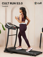 CULT S3.0 3HP Peak Motorized Treadmill, Max Weight 100Kg 