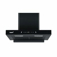 Livpure Fenix 60 Cm 1400 m3/hr T-Shape | Filterless Auto Clean Kitchen Chimney with Oil collector |10 Year Warranty On Motor (2 Year Comprehensive) by Livpure, (Touch & Gesture Control, Black