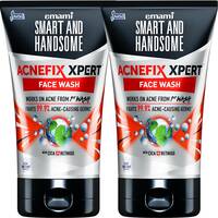 Smart and Handsome Anti-Acne Duo - Acnefix Xpert  100g Each | Reduces Acne from 1st Wash Face Wash  (200 ml)
