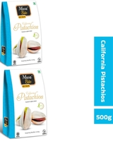 Meva bite: Roasted & Salted California pistachios (500g) - lightly salted 