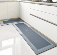 CHEFERYN Rubber Floor Mat  (Multicolor, Pack of 2, Large)