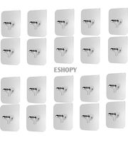 eshopy Nail Free Wall Screw Self-Adhesive Non-Trace No Drilling Bathroom Installation Hook 20 on Flipkart
