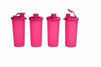 Signoraware Jumbo Stylish Sipper Set, 500ml, Set of 4, Pink