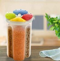 MACARIZE Plastic Grocery Container  - 2500 ml