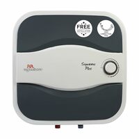 RR Signature Supremo Plus 25L Storage Water Heater |Glass Line Tank|8 Bar, High Rise Buildings |2 Yr Warranty on Product & 6 Yr on Tank by RR | Free Installation & Pipes