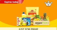 Amazon Fresh : Get Flat ₹75 CashBack on ₹999+ Orders