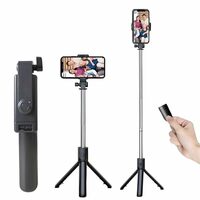 3-in-1 Selfie Stick with Bluetooth Remote, Foldable Tripod Stand