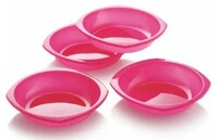 MASTER COOK Polypropylene Serving Bowl Micro  (Pack of 4, Pink)