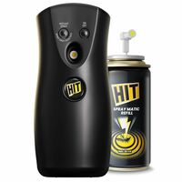 HIT Spray Matic Mosquito Repellent Dispenser + Refill | Auto Spray Every 2 hrs | 12 hrs Protection | Refill Lasts 2 Months**