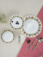 Buy Larah By Borosil 17 Pieces Jupiter Series Opalware Microwave & Dishwasher Safe Dinner Set - Dinner Set for Unisex 36260943 | Myntra