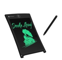 Portronics Ruffpad E-Writer 21.59Cm (8.5-inch) LCD with 4 Magnet, Stylus Drawing Handwriting Board (Blue)