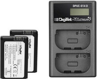DIGITEK FW50P + DPUC 014D Camera Battery Charger (Black)