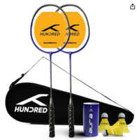 Badminton Racket with Full Cover + 3pc shuttlecock