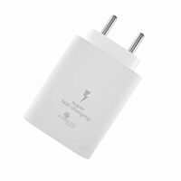 Kratos 25W Charger Adapter Compatible with Samsung Galaxy S/A/M/F/Z Series/S23/S22/S21/21 fe/S20/M14 5G/M34/M54/M53 5g/M33/M13/A34/A54 5G,F15/A15/A14/F14, for Samsung Charger Fast Charging,White