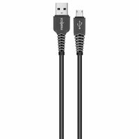 FRONTECH 17W / 3.4A Super Fast Charging 1M PVC USB to V8 Data Cable for Smartphones, Tablets, Laptops & other Micro USB V8 Devices, Charging and Data Sync (1038 - Black)