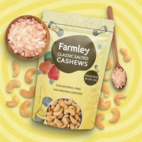 Farmley Classic Salted and Roasted Cashews (200g) (Location Specific)