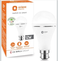 Orient Electric 12W Rechargeable Emergency LED bulb| Inverter Bulb for home with 2 hours battery backup (Pack of 1)