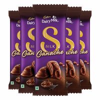 Cadbury Dairy Milk Silk Ganache Chocolate Bars, 54 Grams (Pack of 5)