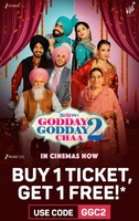 Godday Godday Chaa 2 BOGO Offer on BookMyShow (1st November to 2nd November)
