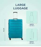 ARISTOCRAT LARGE 75cm 8WHL Suitcase - CHROMA STROLLY LARGE 360 TEAL BLU - Blue