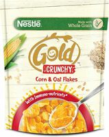Nestlé Gold Crunchy Corn & Oat Flakes - No Added Colours & Flavours, 850g, Pouch