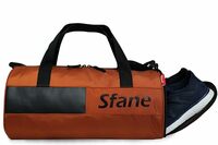Sfane Gym Bags for Men with Separate Shoe Compartment Sports Gym Bag for Women Duffle Bags for Gym, Duffel Bags Sports Bag - Orange