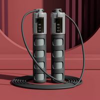 Lifelong Skipping Rope For Men, Women & Children Jump Rope With Adjustable Height (290cm) (Grey)