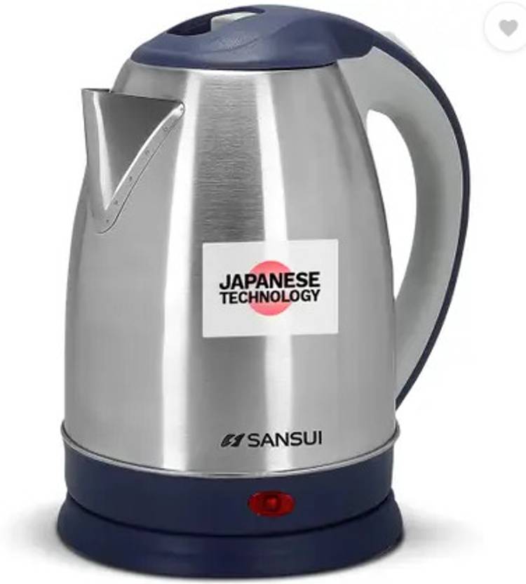 Sansui Instant Pro Electric Kettle L, Silver, Blue