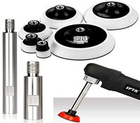 DIY Crafts 1x Shaft/Rod, 4 inch Extension Rod, Only Clamp M14 Stainless Steel Rotary Extension Shaft Thread for Electric Rotary Polisher,Car Polisher,Polishing Pads(1x Shaft/Rod, 4 inch Extension Rod)