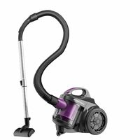 amazon basics Plastic 18kPa Bagless Cyclonic Cylinder Vacuum Cleaner | Power Suction | Low Noise | HEPA Filter | 1.5L Capacity | Accessories Included|Black