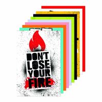 PRINTELLIGENT Quote and motivational poster set of 10 size (45 cm x 30 cm)