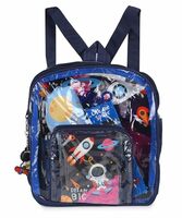 Jiada Space Theme Clear Bag Stationery Kit | Combination of 12 Stationery Items | Travel Friendly Back Pack Bag | Ideal for Kids Gifting