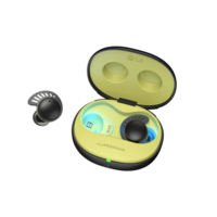 LG Tone Free Fit TONETF7Q TWS Earbuds with Active Noise Cancellation (IP67 Water Resistant, Bass Boost Technology, Black Lime)