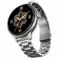 Noise Diva Smartwatch for Women with Diamond Cut Dial, Glossy Metallic Finish, AMOLED Display, New Metal Straps, 100+ Watch Faces, Female Cycle Tracker Smart Watch for Women (Metallic Silver)