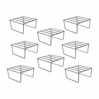 Black Color Strong Stylish Design Legs Metal Square stands For Plant Pot Flower Pot For Planter indoor and Outdoor | Square Stand | (Set of 1)