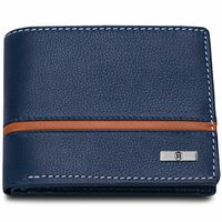 HORNBULL Denial Navy Leather Wallet for Men