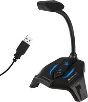 Zebronics Zeb-Klarity USB Gaming Mic for Recording / Streaming, compatible with PC, Omni Directional sound pickup, Flexible Neck, Mute Button

