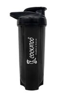 Cockatoo Cs-01-Grey Shaker Bottle (Black, 700 Milliliters, Plastic) - 700 Ml