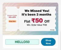 Get ₹50 off MOV ₹199 (schedule delivery) 