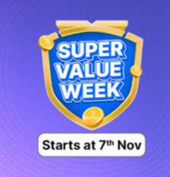 Flipkart Super Value Week Upto Upto 80% Off