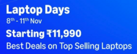 Laptop days - Up To 45% Off + Exchange & No cost EMI & Up to 10% Off on Bank offers (DBS, YES & More)