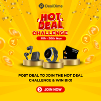 DesiDime Hot Deal Challenge is Live! Top 50 deal posters to be selected!
