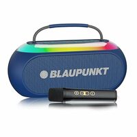 Blaupunkt ATOMIK Kolors 35W Boombox – Portable Karaoke Speaker with Voice Changer & Handle