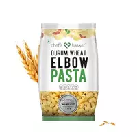 Chef's Basket Elbow Pasta | Made With 100% Durum Wheat Semolina | 500 gm Pouch