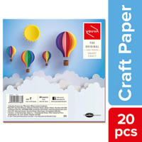 Navneet Youva Craft Paper - 150 mm x 150 mm, 20 Sheets