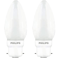 Philips LED Deco White 0.5W Glass Candle -Sleek Body, Vivid Colours, 1 pc