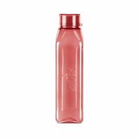 MILTON Prime 1000 Water Bottle, 1 Litre, Reusable Plastic Fridge Bottle, BPA Free and Leak Proof Bottles for Travel, Work, Pack of 1, Burgundy